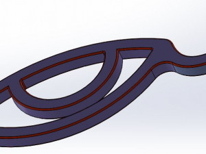 a logo and keychain 3D-printmodel