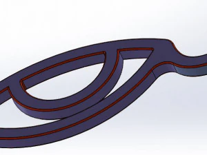 a logo and keychain 3D Print Model