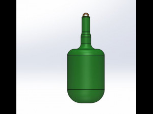 glass bottle key chain 3D मॉडल