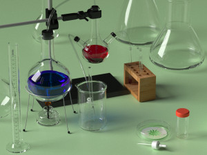 chemistry set 3D Model