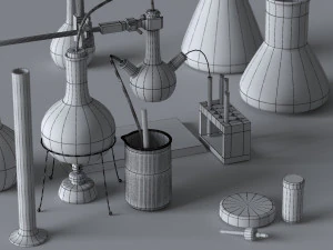 chemistry set 3D Model