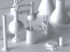 chemistry set 3D Model