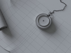 compass map treasure 3D Модель
