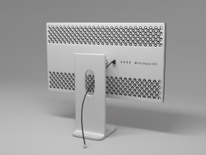 apple pro display xdr display middlepoly 3D 模型