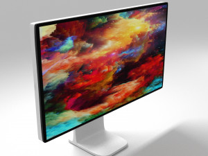 apple pro display xdr display middlepoly 3D 模型