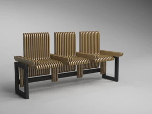 design bench transformer vr - ar - low-poly 3D Model