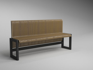 design bench transformer vr - ar - low-poly 3D Model