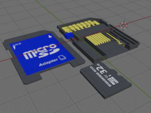 sd card 3D Model