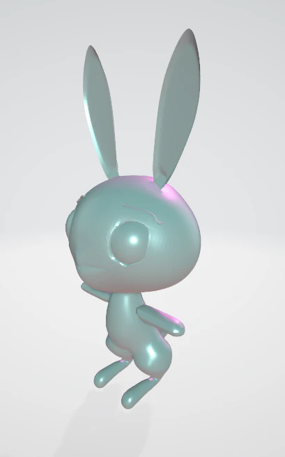 lapin mignon Modèle 3D .c4d .max .obj .3ds .fbx .stl .blend 
