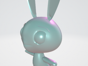 cute rabbit 3D 模型