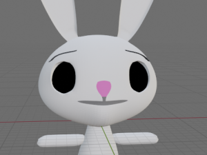 cute rabbit 3Dモデル