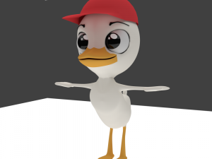 cute duck 3D Model