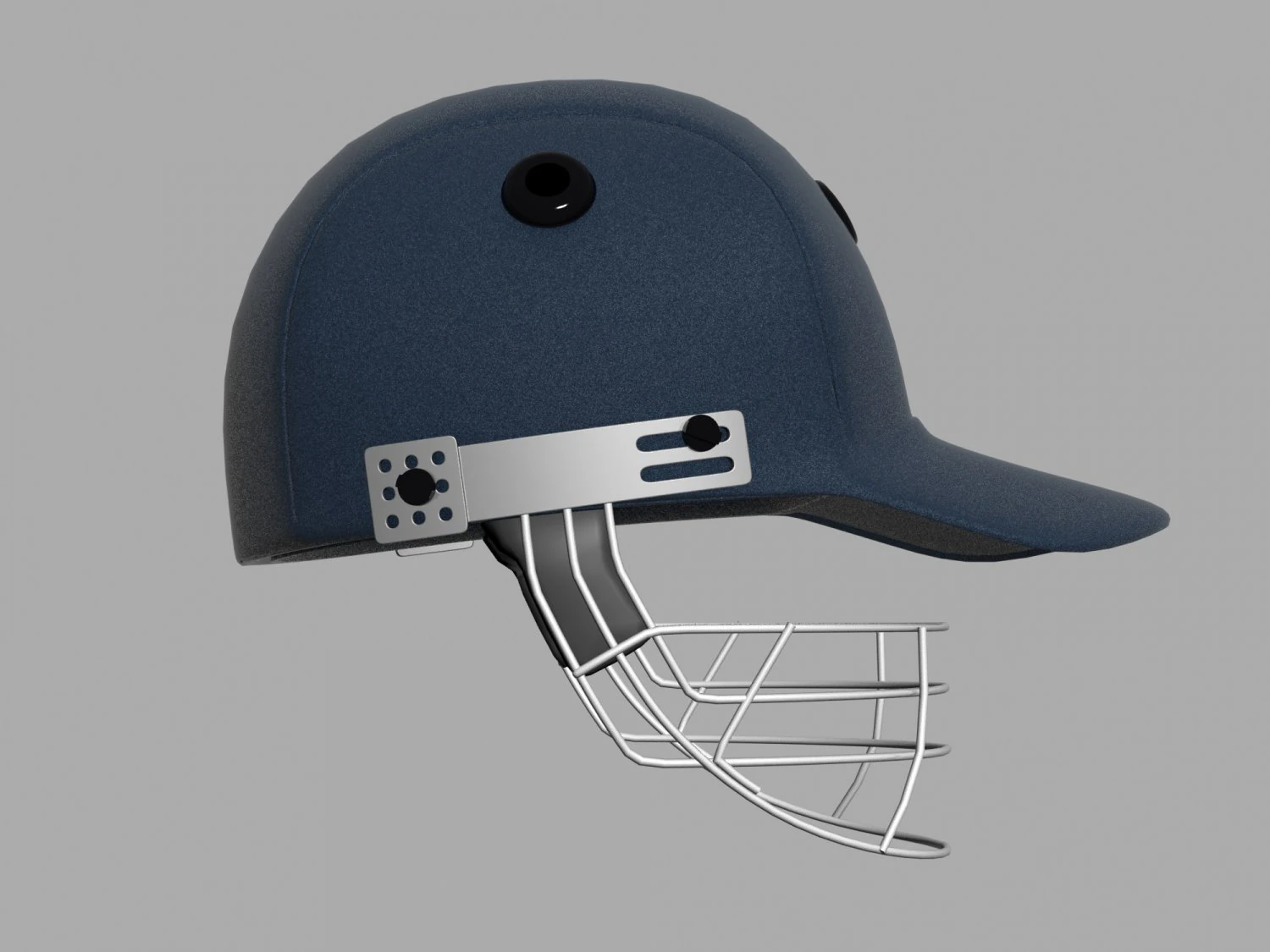 cricket helmet 3D Model .c4d .max .obj .3ds .fbx .stl .blend 