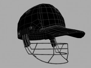 cricket helmet 3D Model