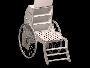 snake oil cart 3D Model
