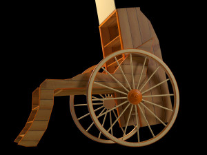 snake oil cart 3D Model