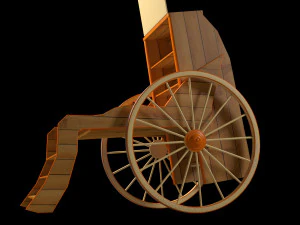 snake oil cart 3D Model