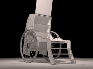 snake oil cart 3D Model