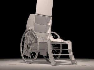 snake oil cart 3D Model