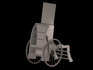 snake oil cart 3D Model