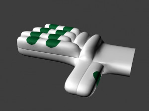 cricket glove 3Dモデル