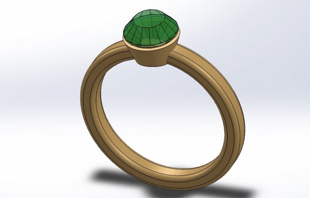 diamond ring 3D Модель .c4d .max .obj .3ds .fbx .stl .blend 