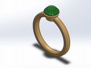 diamond ring 3D Модель