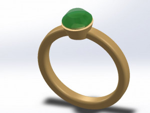 diamond ring 3D Модель