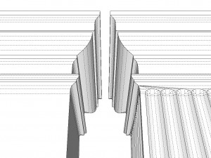 classical tuscan columns and pillars low-poly 3D Model