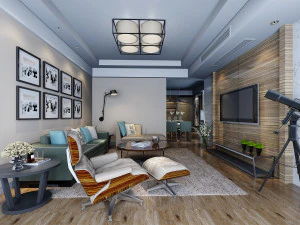 interior living room 3D Model