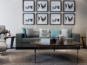 interior living room Modèle 3D
