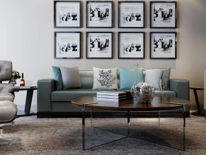 interior living room 3D Model