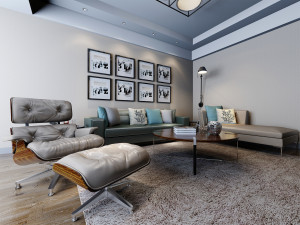 interior living room Modèle 3D