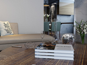 interior living room Modèle 3D