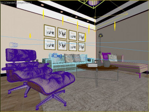 interior living room Modèle 3D
