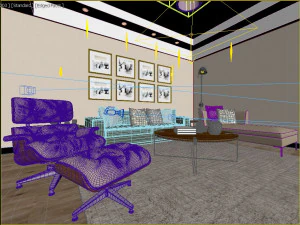 interior living room 3D Model
