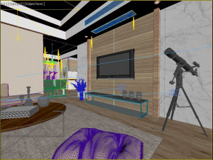 interior living room Modèle 3D