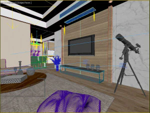 interior living room 3D Model