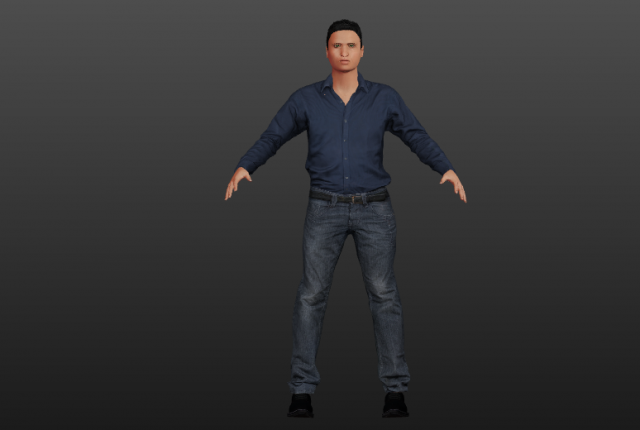 human2-joun 3D Model .c4d .max .obj .3ds .fbx .stl .blend 