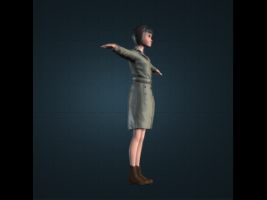 human3-roze 3D Model