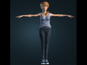 human-july 3Dモデル