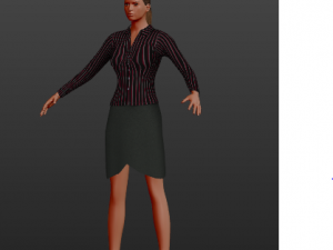 human-anne 3D 모델