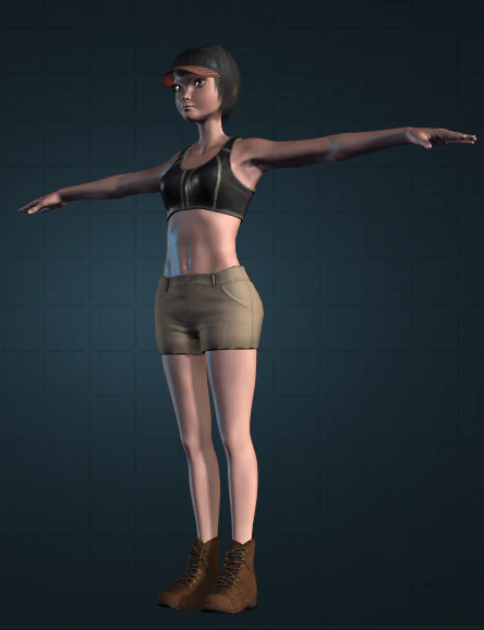 human-lena 3D Model .c4d .max .obj .3ds .fbx .stl .blend 