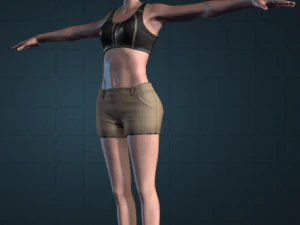 lena-humana Modelo 3D