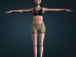 human-lena Modelo 3D