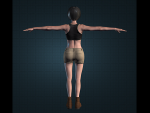 human-lena Modelo 3D