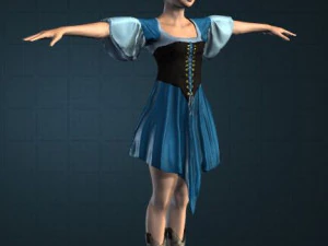 cristina-humana Modelo 3D