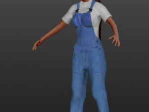 人間のディアナ 3Dモデル