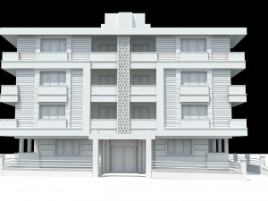modern building 3D Model