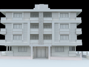 modern building 3D Model